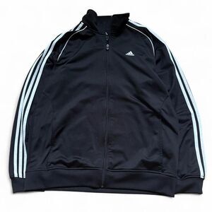 Adidas black track jacket